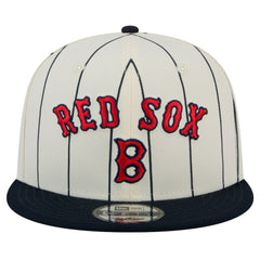 Boston Red Sox Jersey Pinstripe 9FIFTY Snapback Hat White | New Era
