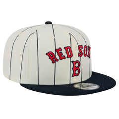 Boston Red Sox Jersey Pinstripe 9FIFTY Snapback Hat White | New Era