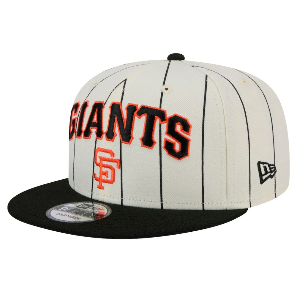 San Francisco Giants Jersey Pinstripe 9FIFTY Snapback Hat White | New Era