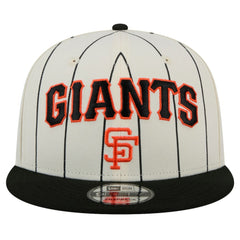 San Francisco Giants Jersey Pinstripe 9FIFTY Snapback Hat White | New Era