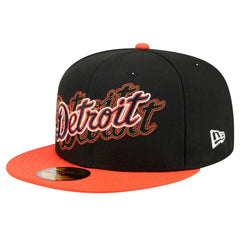 Detroit Tigers Shadow Stitch 59FIFTY Fitted Hat Black | New Era