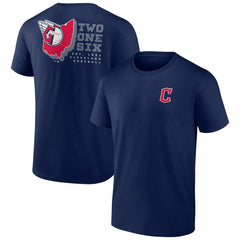 Cleveland Guardians Two One Six T-Shirt Navy