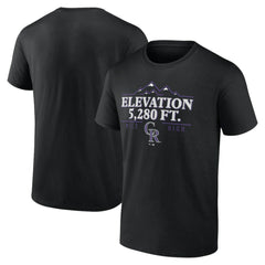 Colorado Rockies Elevation T-Shirt Black