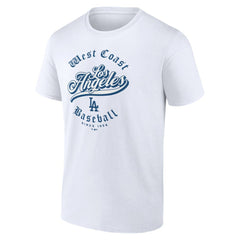Los Angeles Dodgers West Coast Baseball T-Shirt White
