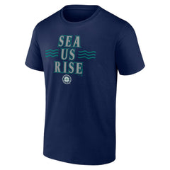 Seattle Mariners Sea Us Rise T-Shirt Navy