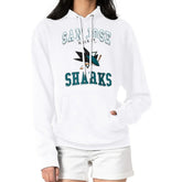 San Jose Sharks G-III 4Her by Carl Banks Women's Team Logo Tri-Blend Fleece Pullover Hoodie White