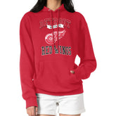 Detroit Red Wings G-III 4Her by Carl Banks Women's Team Logo Tri-Blend Fleece Pullover Hoodie Red
