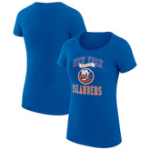 New York Islanders G-III 4Her by Carl Banks Women's Super-Slim Fit Lightweight Team Logo Graphic T-Shirt Royal