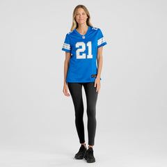 Amik Robertson Detroit Lions Women's Team Game Jersey - Blue