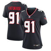 Folorunso Fatukasi Houston Texans Women's Team Game Jersey - Navy