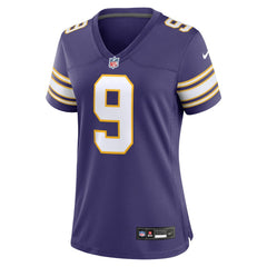 J.J. McCarthy Minnesota Vikings Women's 2nd Alternate Player Game Jersey - Purple