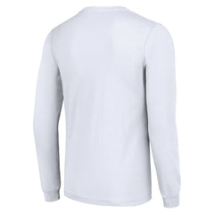 Columbus Blue Jackets Starter Shield Long Sleeve Graphic T-Shirt White