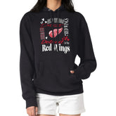 Detroit Red Wings G-III 4Her by Carl Banks Women's Collage Team Graphic Tri-Blend Fleece Pullover Hoodie Black