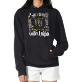 Vegas Golden Knights G-III 4Her by Carl Banks Women's Collage Team Graphic Tri-Blend Fleece Pullover Hoodie Black