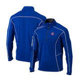 Chicago Cubs Cooperstown Collection Omni-Wick Shotgun Quarter-Zip Top Royal | Columbia