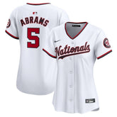 CJ Abrams Washington Nationals Women's Home Limited Player Jersey?- White