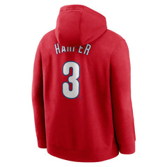 Bryce Harper Philadelphia Phillies Player Name & Number Club Pullover Hoodie Red | Nike