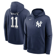 Anthony Volpe New York Yankees Player Name & Number Club Pullover Hoodie Navy | Nike