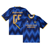 Golden State Warriors Authmade x NBA Soccer Kit Fashion Jersey sale - Blue on sale