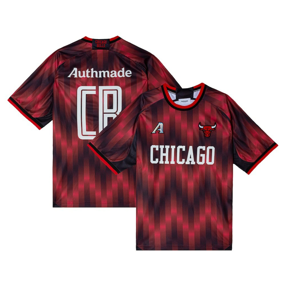 Chicago Bulls Authmade x NBA Soccer Kit Fashion Jersey sale - Red for sale