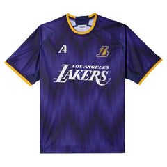 Los Angeles Lakers Authmade x NBA Soccer Kit Fashion Jersey - Purple on sale