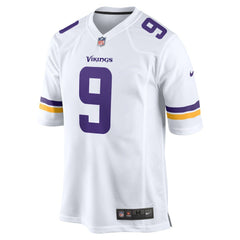 J.J. McCarthy Minnesota Vikings Game Jersey - White