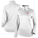 Minnesota Twins Women's Cooperstown Collection Shotgun 2.0 Omni-Wick Quarter-Zip Top - White | Columbia