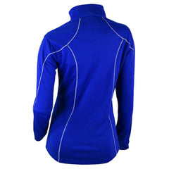 Atlanta Braves Women's Cooperstown Collection Shotgun 2.0 Omni-Wick Quarter-Zip Top - Royal | Columbia