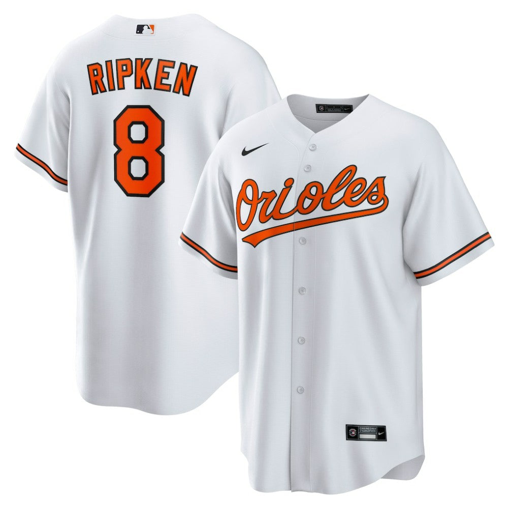 Cal Ripken Jr. Baltimore Orioles Throwback Replica Player Jersey White | Nike