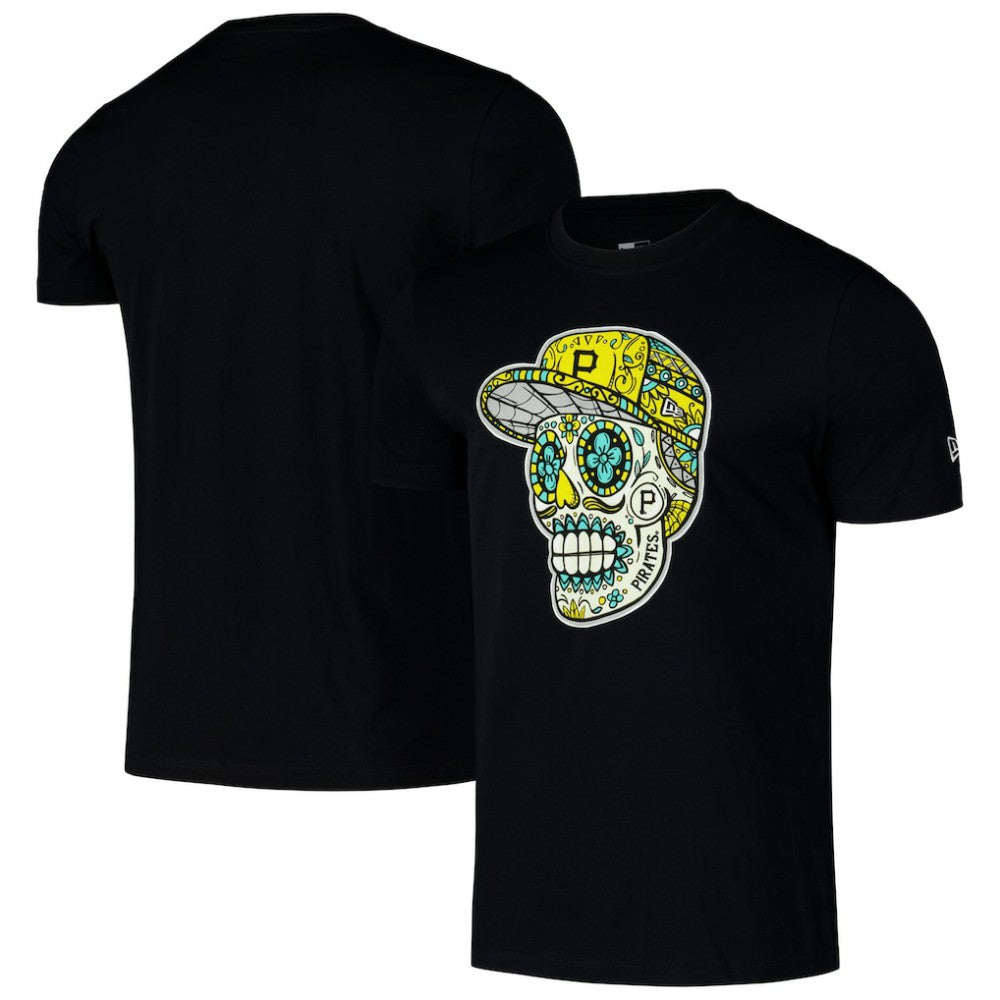 Pittsburgh Pirates Sugar Skulls T-Shirt Black | New Era