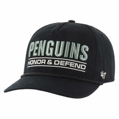 Pittsburgh Penguins '47 OHT Military Appreciation Homeland Honor and Defend Hitch Adjustable Hat Black