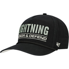 Tampa Bay Lightning '47 OHT Military Appreciation Homeland Honor and Defend Hitch Adjustable Hat Black