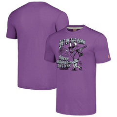 Colorado Rockies MLB x Guy Fieri’s Flavortown Unisex Tri-Blend T-Shirt Purple