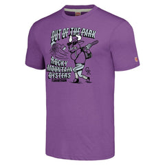 Colorado Rockies MLB x Guy Fieri’s Flavortown Unisex Tri-Blend T-Shirt Purple