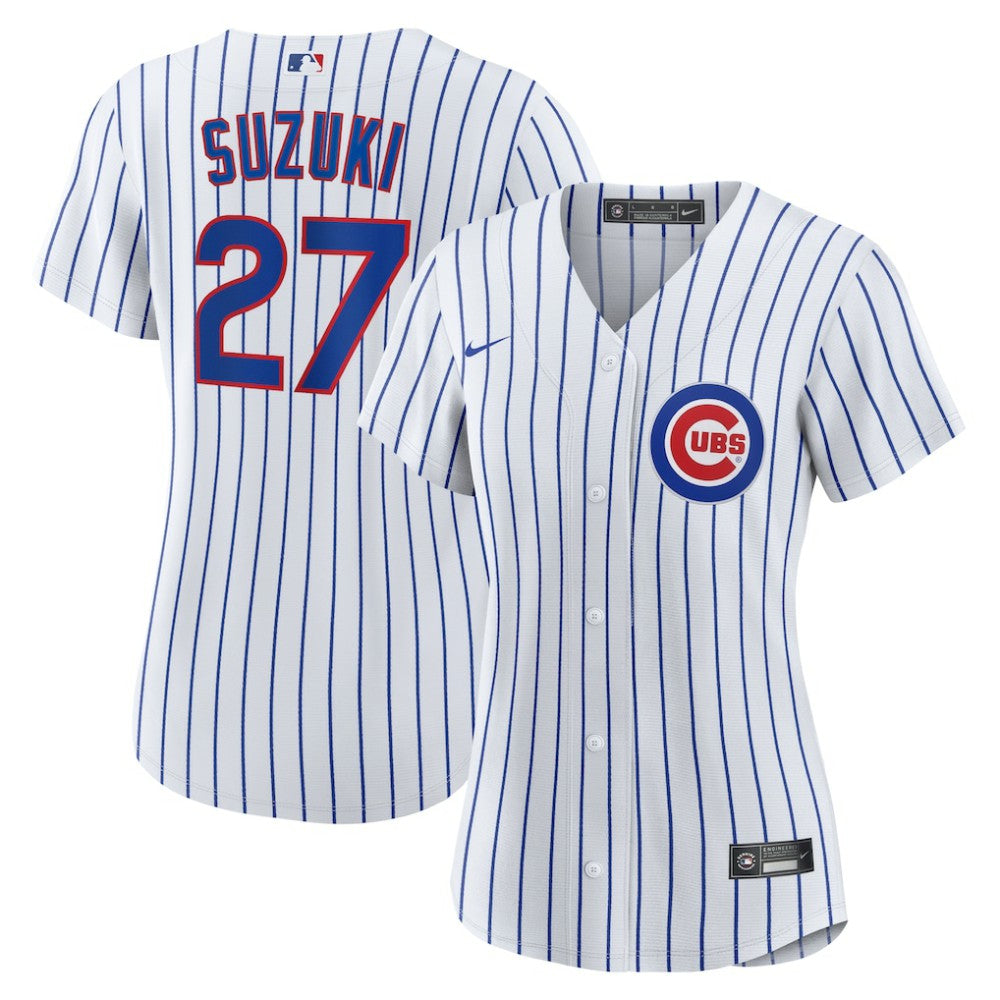 Seiya Suzuki Chicago Cubs Women's Home Replica Jersey White | Nike