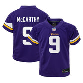 J.J. McCarthy Minnesota Vikings Preschool Player Game Jersey - Purple