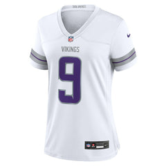 J.J. McCarthy Minnesota Vikings Women's Alternate Game Player Jersey - White