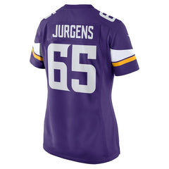 Michael Jurgens Minnesota Vikings Women's Game Jersey - Purple