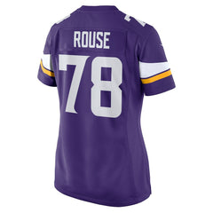 Walter Rouse Minnesota Vikings Women's Game Jersey - Purple
