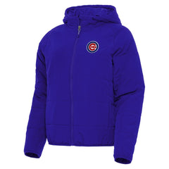 Chicago Cubs Antigua Women's Universe Full-Zip Hoodie Jacket Royal