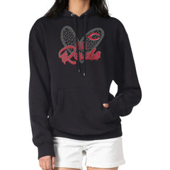 Cincinnati Reds G-III 4Her by Carl Banks Women's Leopard Heart Pullover Hoodie Black