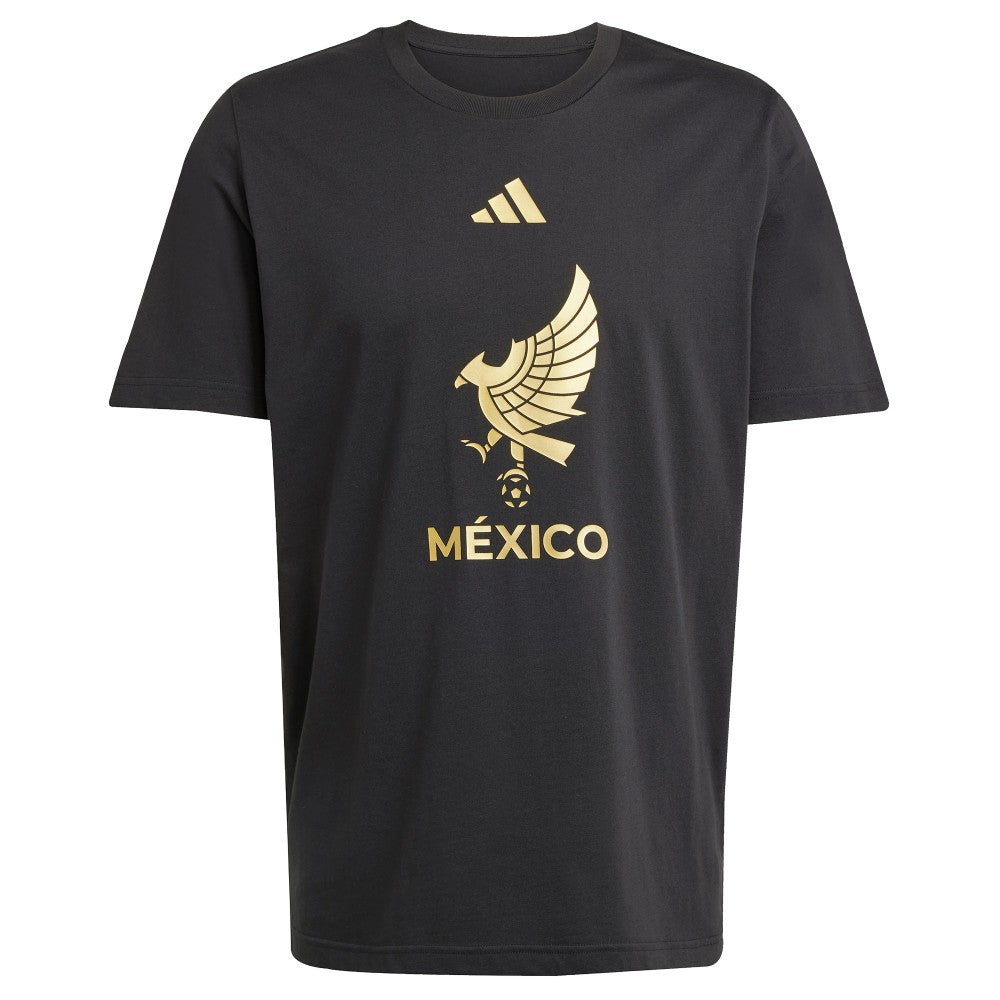 Mexico National Team 2025 Third Jersey DNA Graphic T-Shirt Black - Adidas