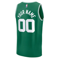 Boston Celtics Fast Break Custom Jersey - Icon Edition - Kelly Green