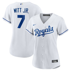 Bobby Witt Jr. Kansas City Royals Women's Home Replica Player Jersey - White