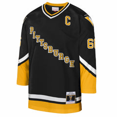 Mario Lemieux Pittsburgh Penguins Mitchell & Ness Youth 1992/93 Captain Patch Power Play Player Jersey Black