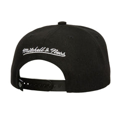 Los Angeles Kings Mitchell & Ness Soul Strike Neon Logo Pro Crown Adjustable Hat Black