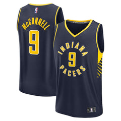 T.J. McConnell Indiana Pacers Fanatics Fast Break Replica Player Jersey - Icon Edition - Navy