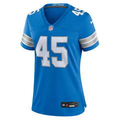 Isaac Ukwu Detroit Lions Women's Game Jersey - Blue