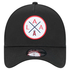 Los Angeles Angels 9FORTY A-Frame Adjustable Hat Black | New Era
