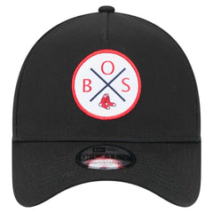 Boston Red Sox 9FORTY A-Frame Adjustable Hat Black | New Era